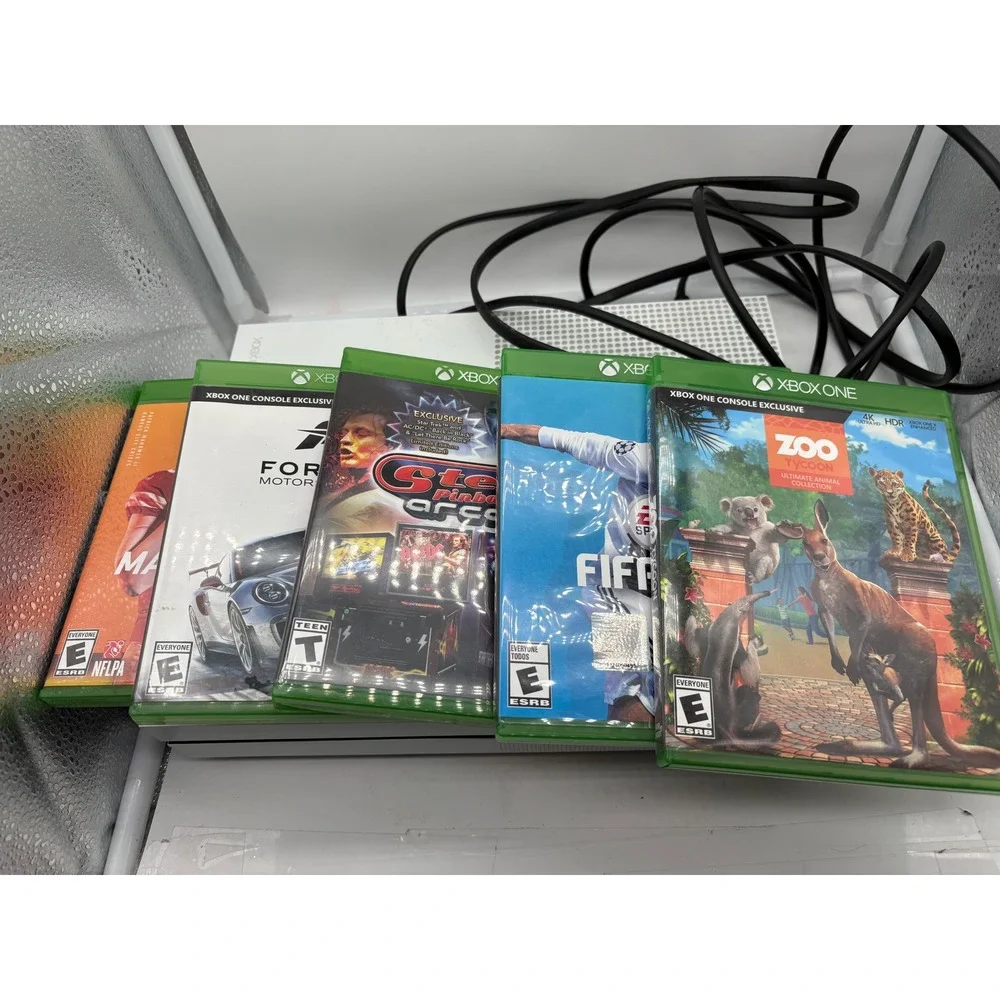 Microsoft Xbox One S 1TB White Console Bundle TESTED - No Controller Cords Only